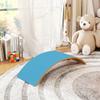 Wooden Balance Board for Kids, Wobble Board with Silent Felt for Sensory Play, Blue