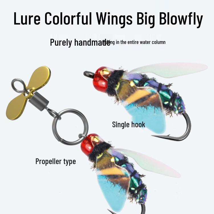 3 Stk. Newcomer 0.01 Fliegenhaken Köder: Bionischer Pailletten-Künstköder