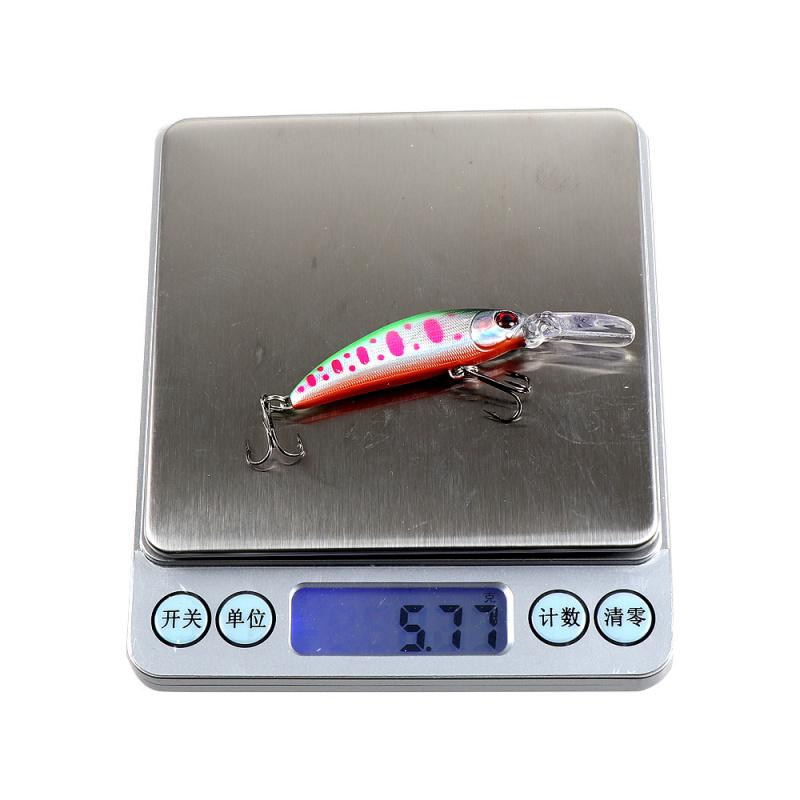 7cm 6g Long Tongue Board Sinking Minnow Lure Bait for Freshwater & Saltwater Fishing Special Casting Bait for Bass And Perch