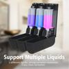 3 Headed 350ml Hand Soap Shampoo Dispenser Wall Mount Shower Liquid Dispensers Containers for Bathroom Washroom