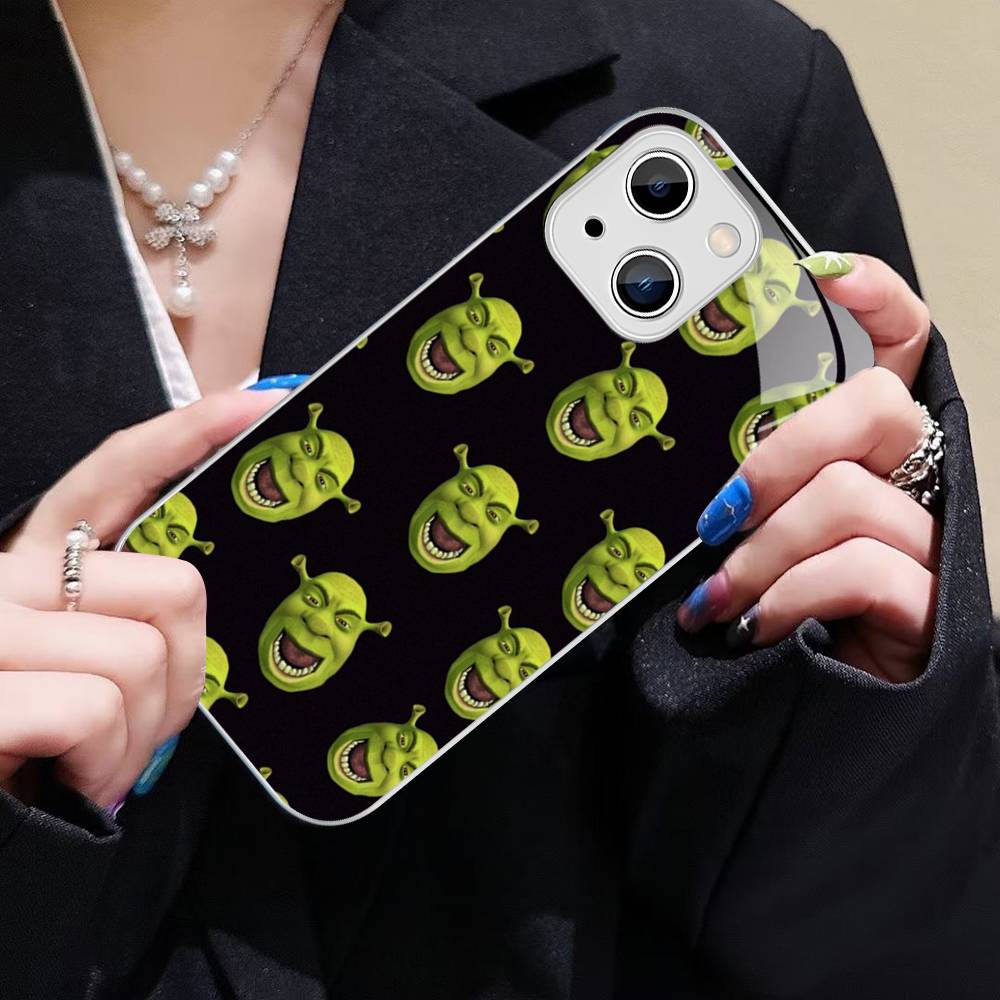 Classic Movie S-Shrek For IPhone 14 13 12 Mini 11 Pro XS Max X XR 14 Plus Tempered Glass Cover