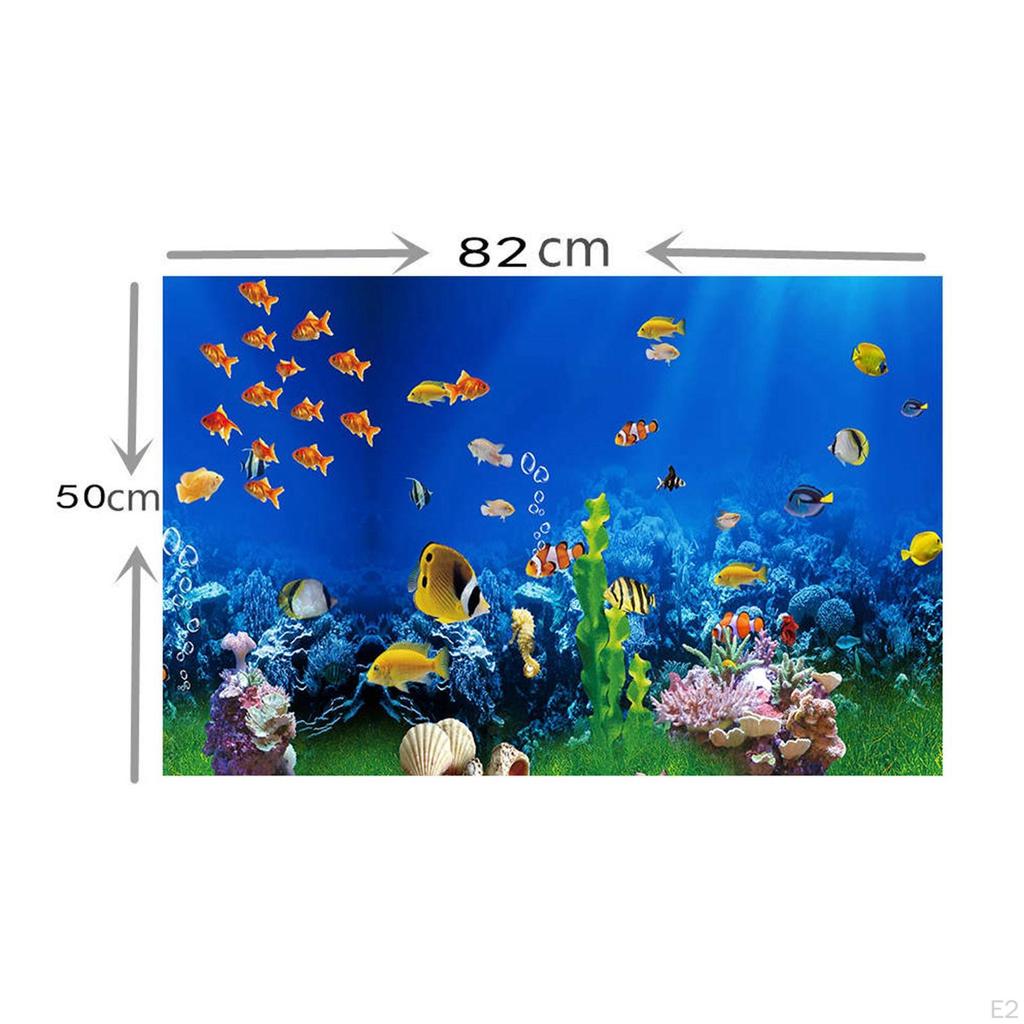 Aquarium Background Poster, Undersea Decoration Decorative Paintings