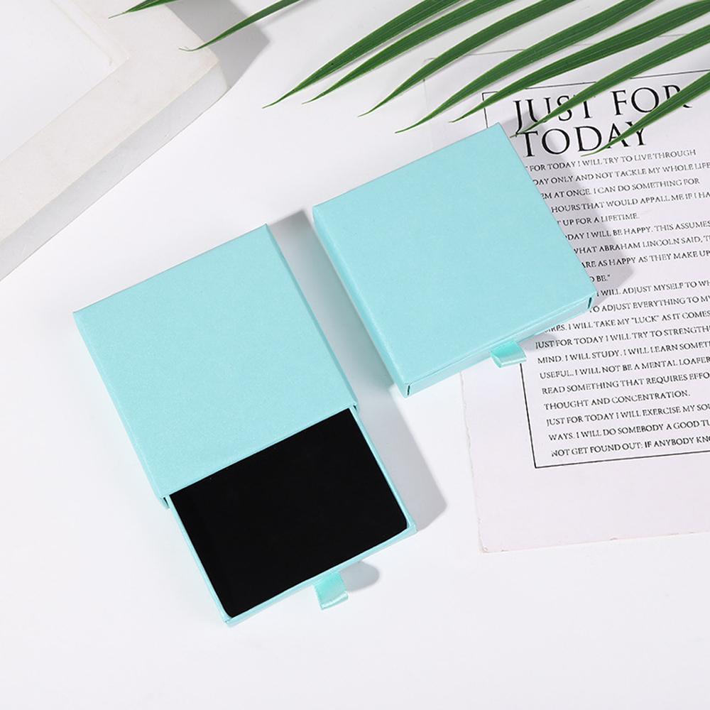 5pcs Jewelry Drawer Organizer Box Ring Earring Bracelet Necklace Pendant Portabl Storage Paper Case Jewellery Packaging Display