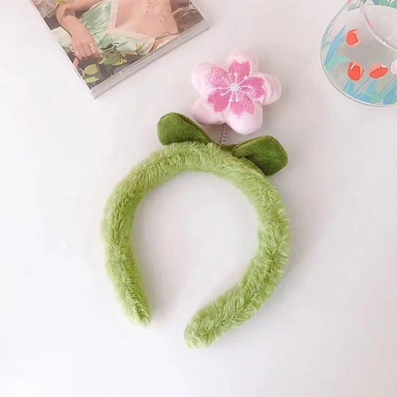 1 Stück Kreative Lamm Plüsch Blume Haarreifen für Mädchen Frau Niedliche Koreanische Kopfbedeckung Kopfreif Haarreifen Haar Accessoires Ornamente