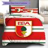FC Augsburg Pattern Bedding Quilt Set  Home Decoration  Gift (1 * Duvet Cover + 2 * Pillowcase  Without Core)