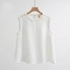 Cotton and Linen Shirt Women's Summer Sleeveless Blouse Women's Loose All-match Linen T-shirt Bottoming Linen Vest
