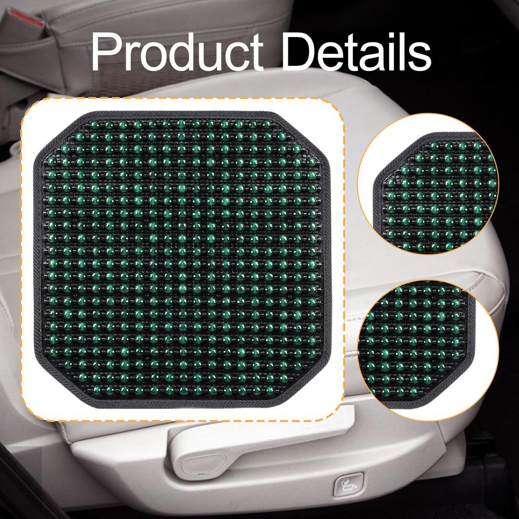 Cooling Pad Massage Seat Beaded Cover for Sedan