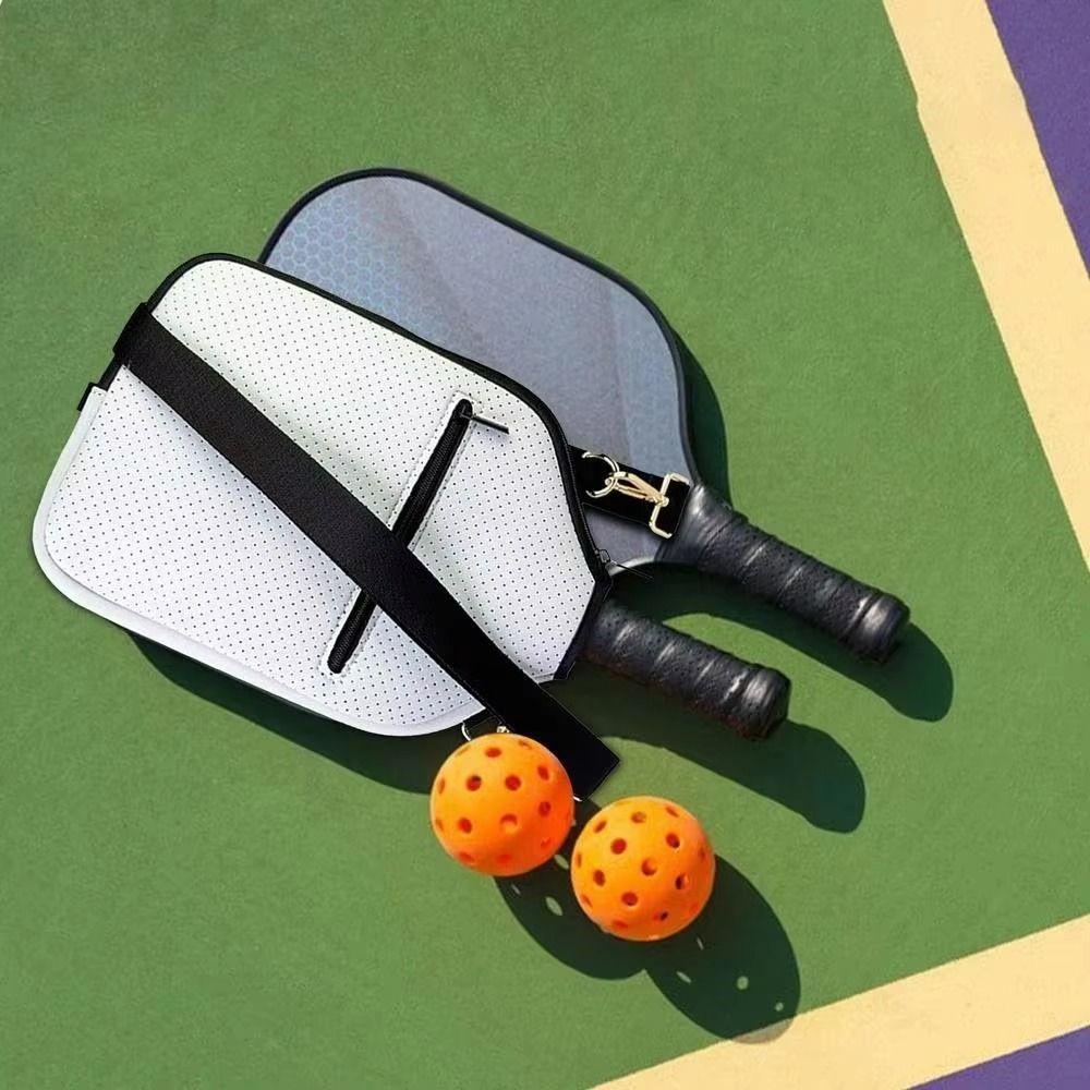 Waterproof Pickleball Paddle Cover Zipper Closure Pickleball Racket Bag  Outdoor