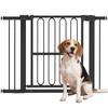 Dog Safety Gate, 76-104 Cm Barrier Gate Without Drilling, Stair Gate