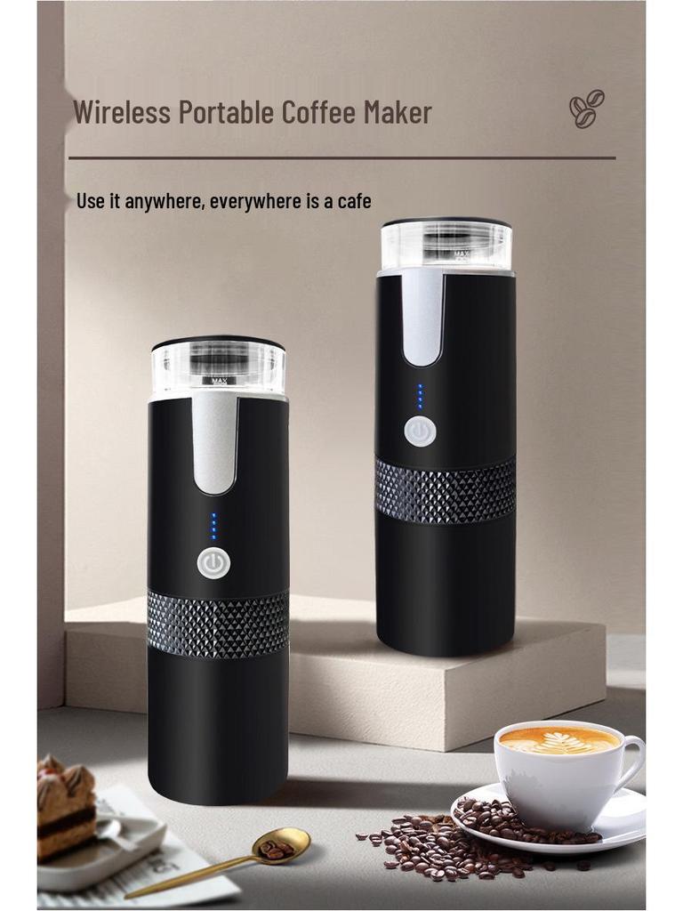 Portable Wireless Auto K-Cup Coffee Maker for Outdoors