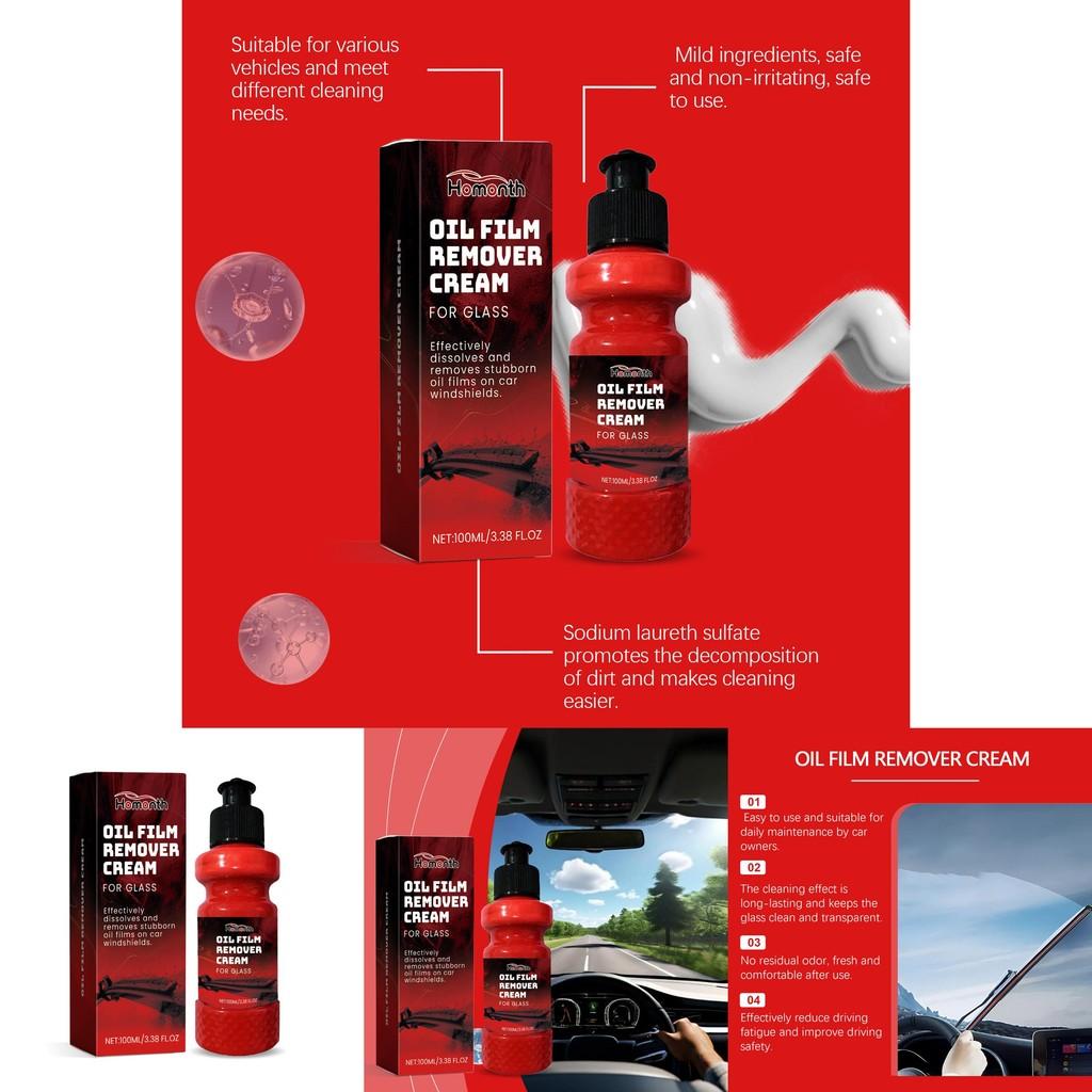 Powerful Homonth Car Windshield Oil Film Remover For Crystal Clear Glass Cleaning