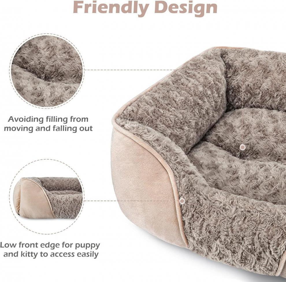 Temu Pet Bed: Cozy Dog House for Small, Medium, and Large Dogs & Cats - Warmth and Comfort for All Breeds