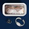 Ultrasonic Jewelry Cleaner Electric Cleaner Machine Multi-Function Ultrasonic Cleaner Stainless Steel for Rings Coin Watch Strap