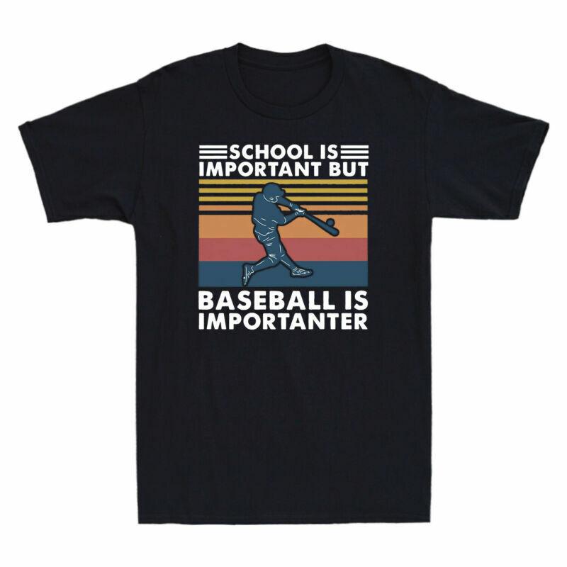 Funny Baseball Cotton Retro But Is Important School Shirt Importanter Is Unisexs T S