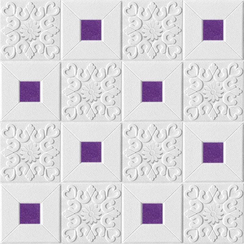 10pcs Foam 3D Foam Stickers Self-adhesive Ceiling Decorative Panels Waterproof Wallpaper Living Room Bedroom Home Decoration