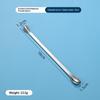 Stainless Steel Medicinal Spoon Ladle Double-ended Experiment Pharmacy Lab Use Reagents Sample Spatula Weighing Spoon