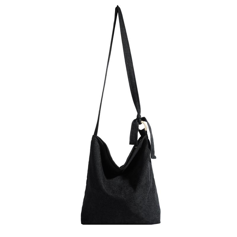 

Large capacity student retro messenger bag canvas handbag shoulder bag backpack class bag commuter bag men and women