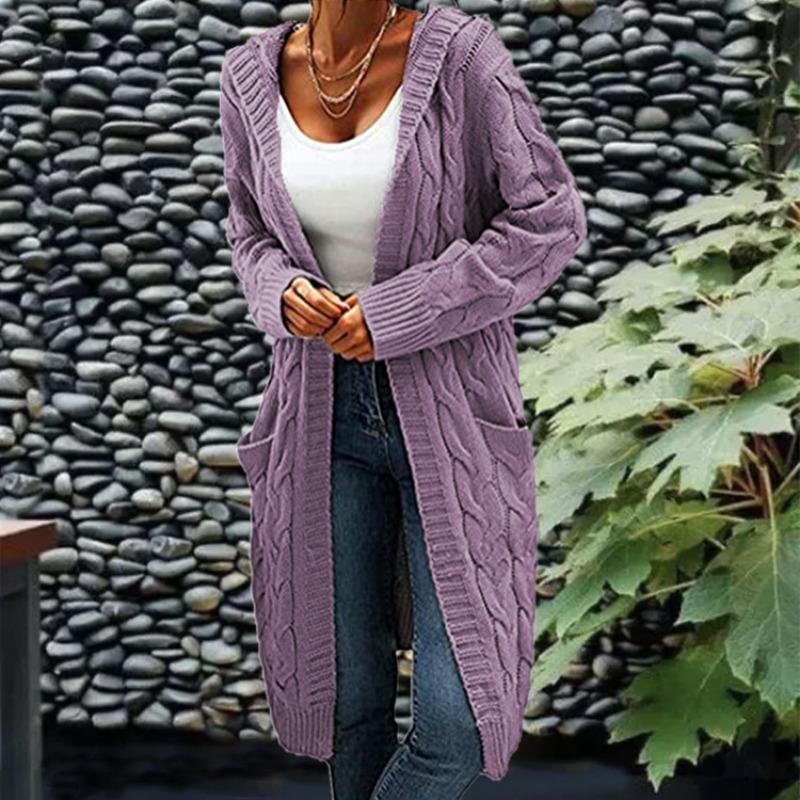 Knit Sweater,Cardigan Long Cardigan Sweater Twist Knit Sweater Women