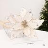 Velvet Christmas Flower Ornament for Tree Decoration