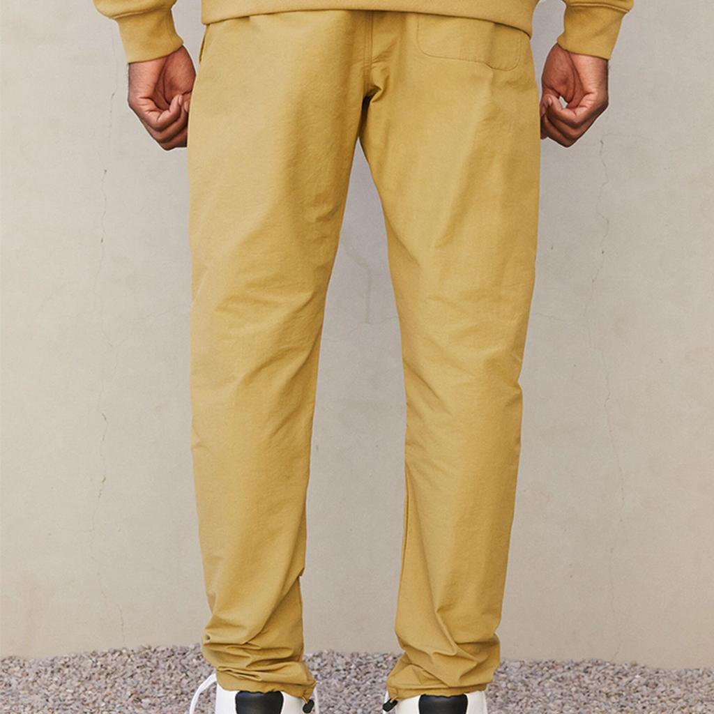 Fear of God Essentials FW21 Track Pants With Thickened Knit For Warmth Unisex Bottoms Amber FOG-FW21-030