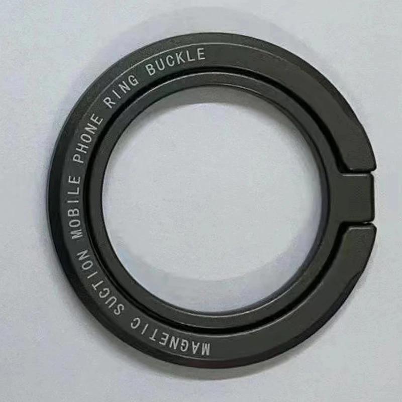 Ultra-thin Cell Phone Ring Holder Magnetic Ring Rotatable Foldable Kickstand Magnet Grip Desktop Stand for MagSafe IPhone 15 13