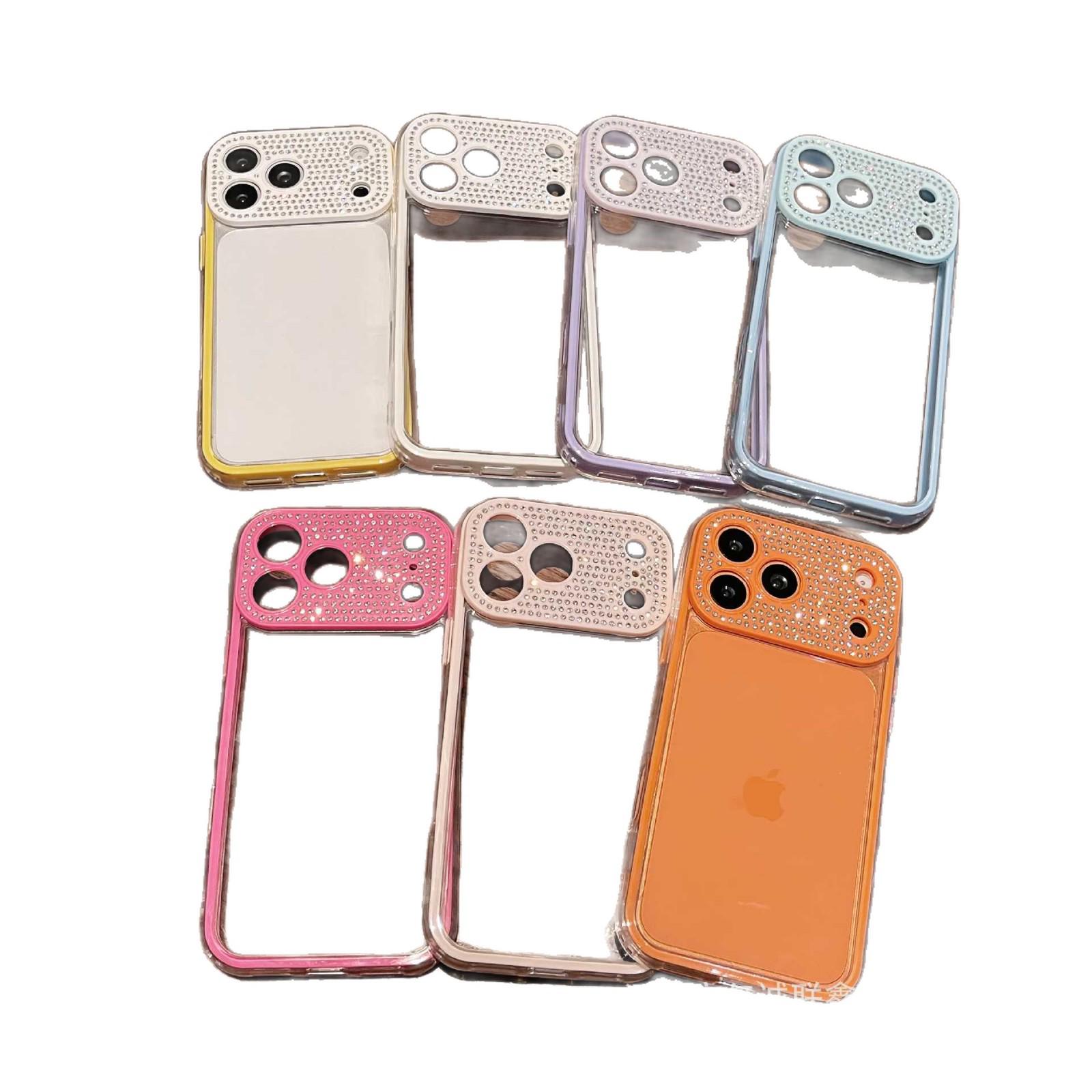 

Full Diamond Design Drop-Proof Acrylic Case for Apple iPhone 17 Pro Max & 16 17 Pro Max