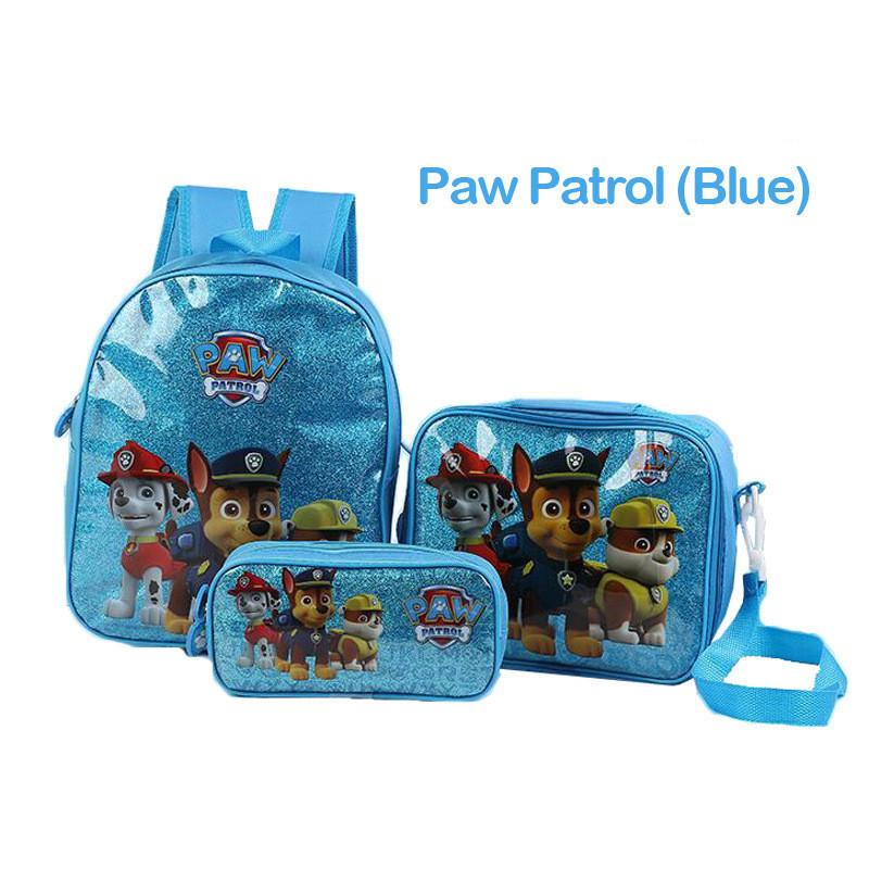Frozen Spider-man Cartoon Kindergarten School Bag Set For Children