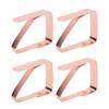 4Pcs Stainless Steel Table Cloth Cover Clips Anti Slip Tablecloth Holder Clamps