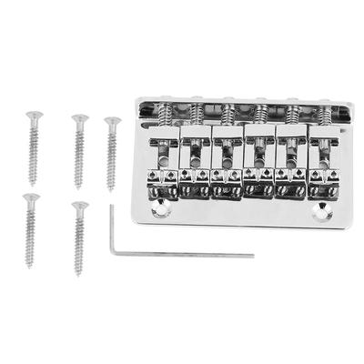 1 ks Pevná 6strunná kobylka pro 52mm elektrickou kytaru Bass