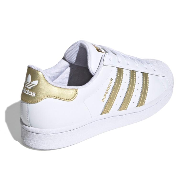 Adidas Women's Superstar 'White Gold Metallic' Women's Sneakers FX7483