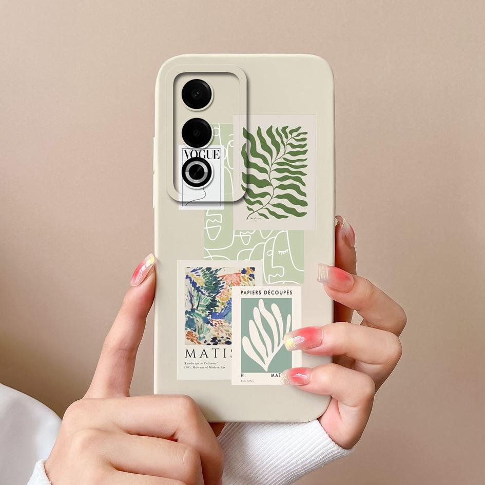 Hülle Für OPPO Realme 12 13 P1 A3 Pro Plus C63 K12X Modeetiketten Kameraschutz Weiches Flüssigsilikon Einfaches Muster Stoßfest Für OPPO Hülle Capa