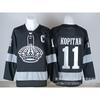 Los Angeles Kings Geborduurde Hockey Jersey Mannen Vrouwen Unisex IJshockey Fan Kleding Zwart Wit Streetwear Stijl