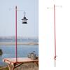 Camping Lantern Stand Portable Lightweight Outdoor Camping Aluminum Alloy Lamp Pole Light Hanging Stand