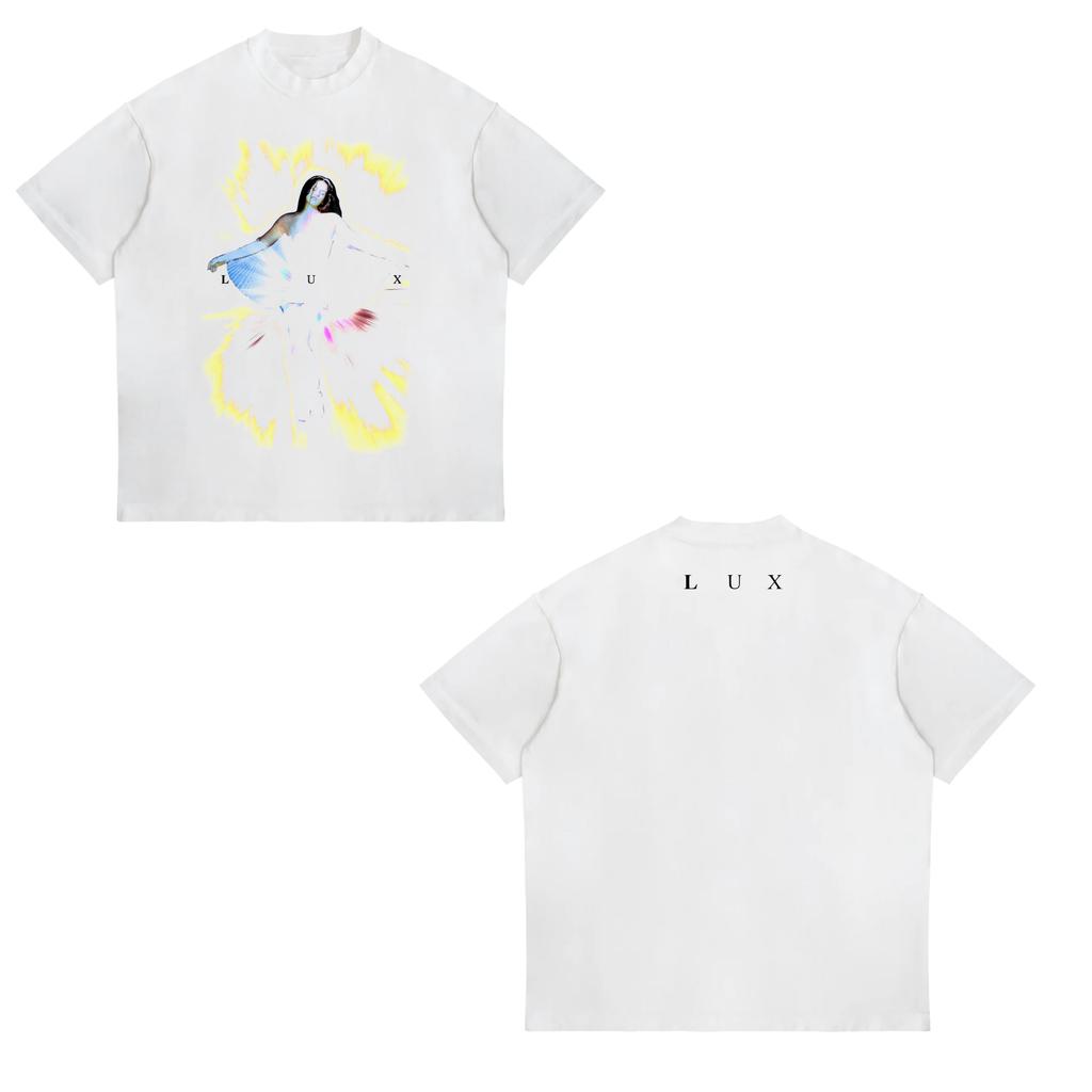 Rosala LUX 2026 Tour Graphic Tee Unisex Stylish Short Sleeve 100 Cotton HighQuality Casual Crewneck Street Style Tshirts