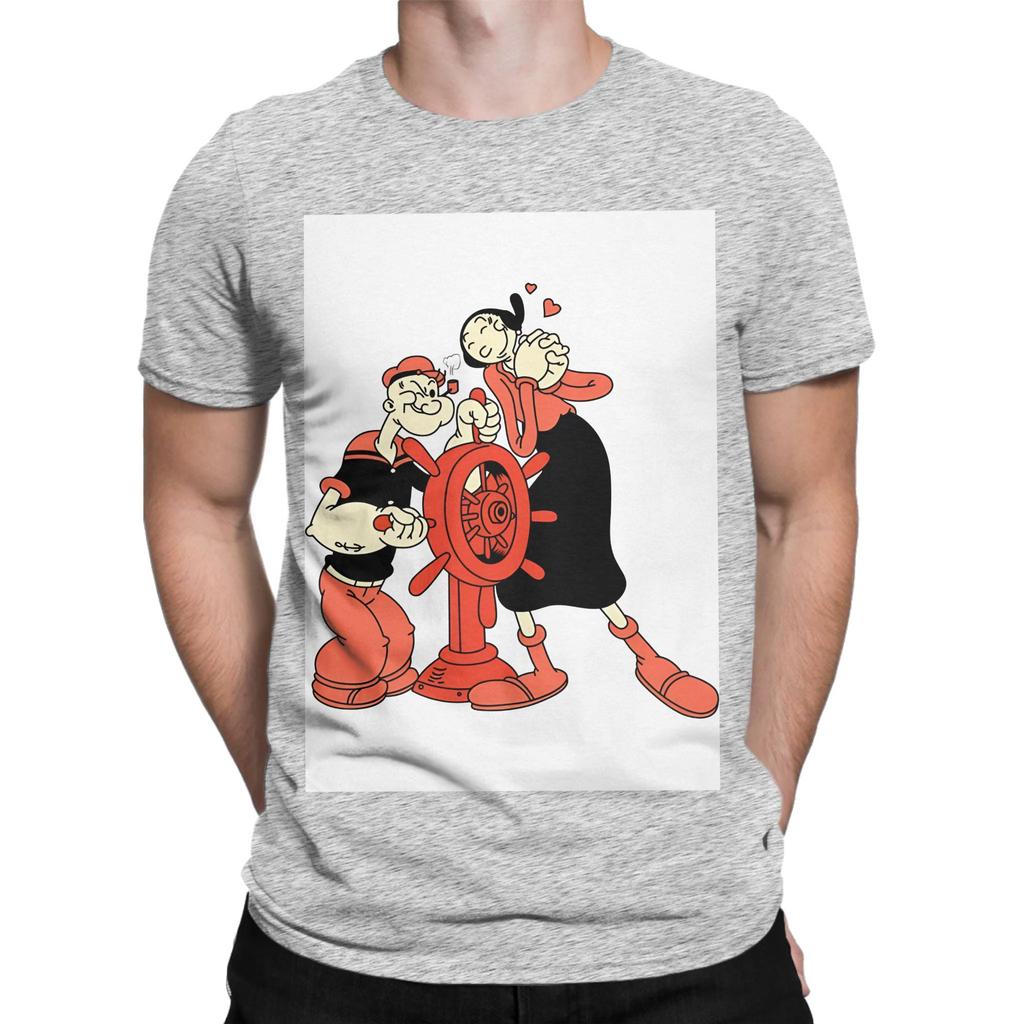 Ppopeye Olive Oyl Funny 100 Cotton Tshirt Ppopeye Tops Tees For Unisex