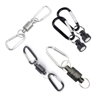 Magnet Buckle Fly Fishing Magnetic Net Release Clip Hanging Holder Lanyard Clip