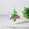 Set of 10 Transparent Confectionery Jar Eye Catching Sweet Storage Container Candy Canister for Christmas Enthusiasts
