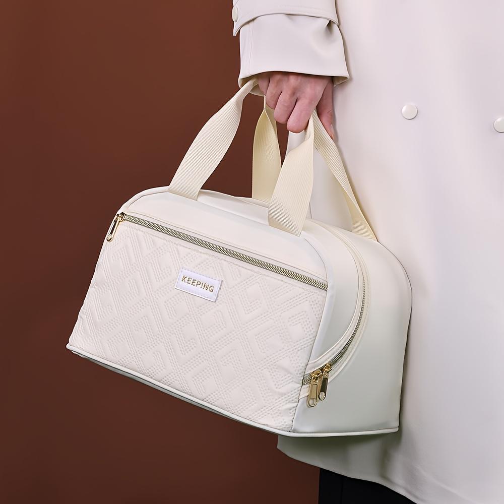 Non Food Contact 1pc New Style High Appearance Level Hand Held Lunch Box Bag for Carrying Food To Work, Insulated Lunch Bag, Picnic Insulated Bag