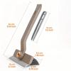 Multi-Functional Four-in-One Rotating Gap Brush for Bathroom Tile Cleaning NoGrout Cleaning Squeegee