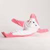 Warm Flannel Blanket Pajamas Home Suit Cartoon Shark Pajamas Unisex Play Suit Kids Parents Hooded  Funny Home Wear for Slumber Party
