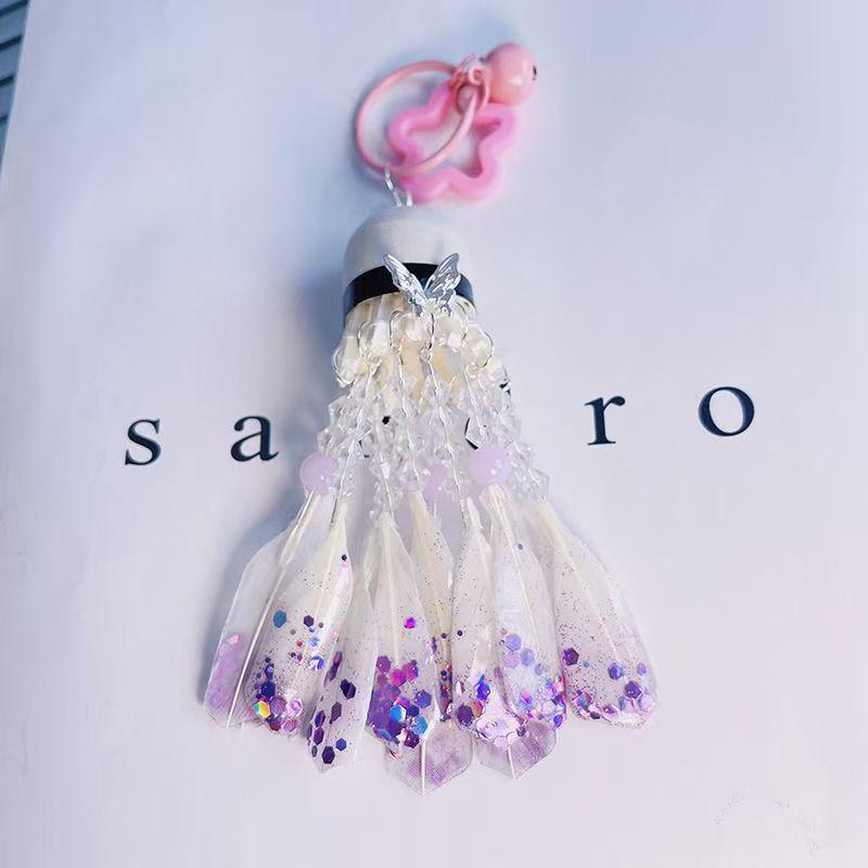 

DIY Badminton Pendant Wind Chime - Handmade Gift for Boyfriend/Girlfriend, Qixi Valentine’s Day Without Light фіолетовий