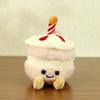 Cute Plush Cartoon Keychain Toy Cake Milk Tea Cup Accessory In Colors Sweet