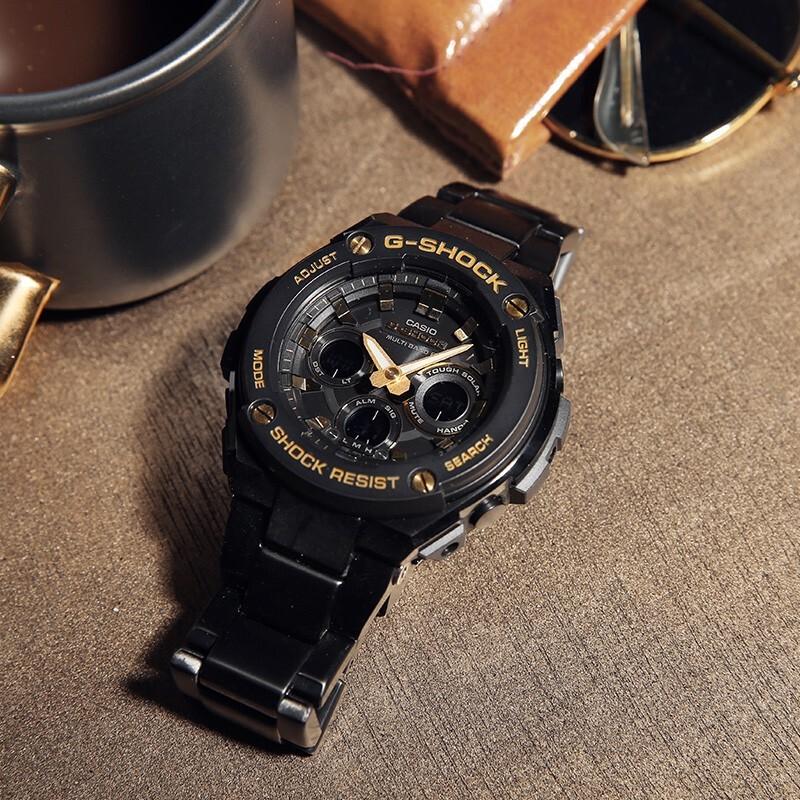 CASIO Men G-STEEL Series Black Watch GST-W300BD-1APR