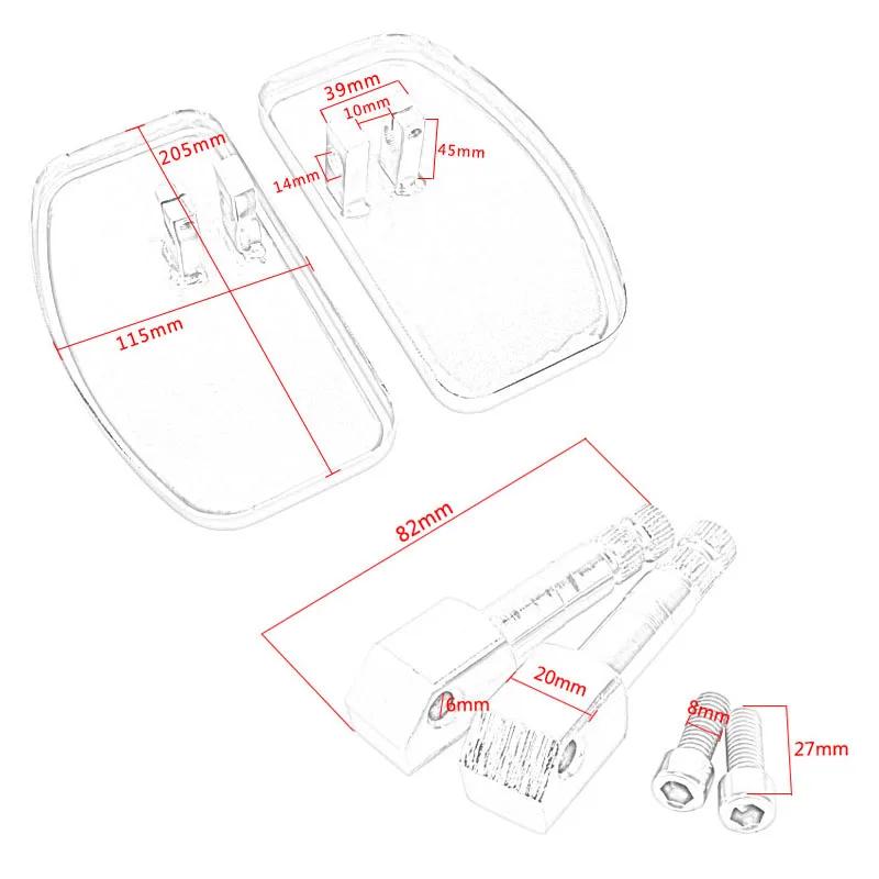 Universelle Motorrad Vorder- und Hinterrad Fahrer Beifahrer Fußraste Pedal Fußbrett Fußraste Für Honda Shadow VT400/750 Yamaha Kawasaki