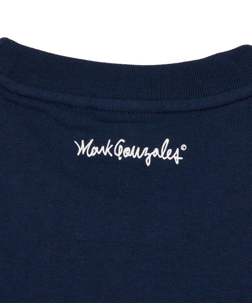 MARK GONZALES Angel Graphic Short Sleeve T-Shirt - Navy