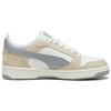 Puma Rebound V6 Low Granola Concrete Unisex Sneakers Tan Warm-White Concrete-Grey 392328-09