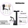 Bike Pump, Air Bicycle Pump Inflator for Presta and Schrader Valve Tire Ball Bike Portable Pumps 160PSI & 11BAR