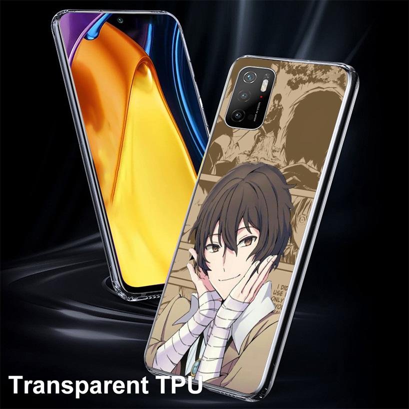 Bungo Stray Dogs Dazai Phone Case For Xiaomi Poco X7 X6 X5 Pro F7 Ultra Redmi 15C 15 13C 13 12C 12 10 10A 10C 9 9A 9C 9T Cover P