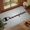 C-Champion brand logo Floor Mat Rectangle Anti-slip Home Soft Badmat Front Door Indoor Outdoor Mat el Decor Mat