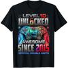 Hello Ten Est 2015 10th Birthday Girl 10 Year Old T Shirts Men Cotton Humor Streetwear Tee Short Sleeve Loose Clothing
